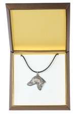 Saluki, Persian Greyhound, Arabian hound, Gazelle hound - Dog necklace in gift b