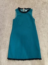 J. Crew Forest Green shift dress Size 8 career office classy With Pockets