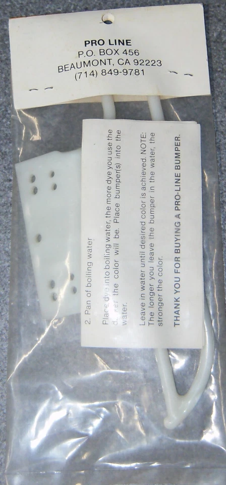 Pro-Line White Nylon Front Bumper 4507 Tamiya SRB Sand Scorcher Rough Rider 1/10 - Image 2 of 2