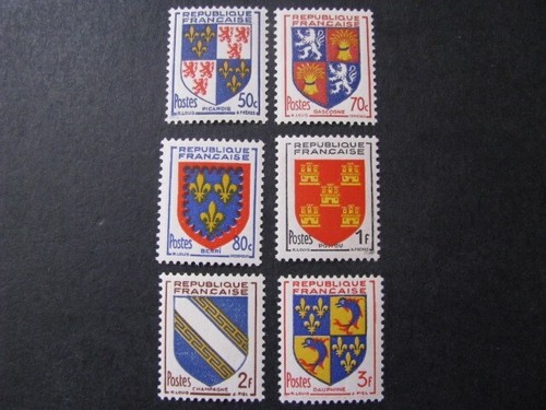 Frankreich Briefmarkensatz Scott # 694-699 ungebraucht - Bild 5 von 5