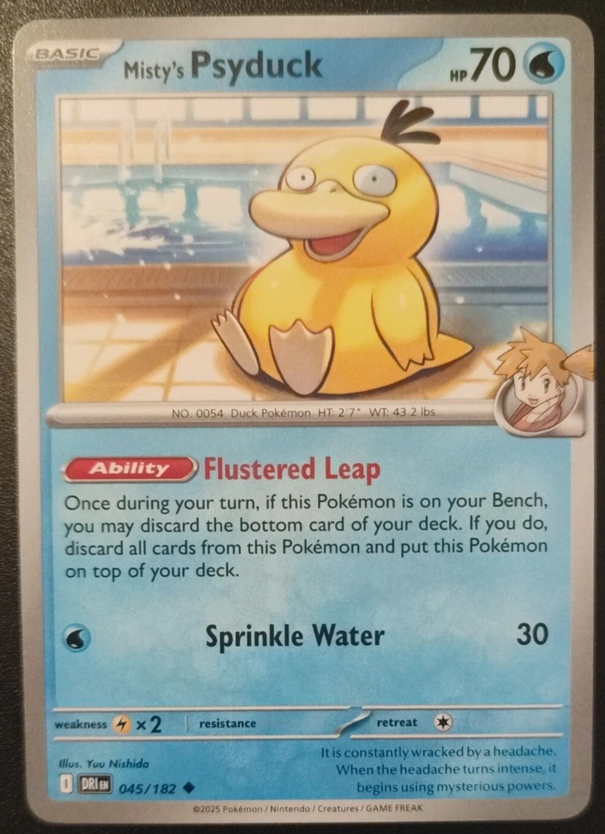Misty's Psyduck - 045/182 Destined Rivals - NM - PreRelease