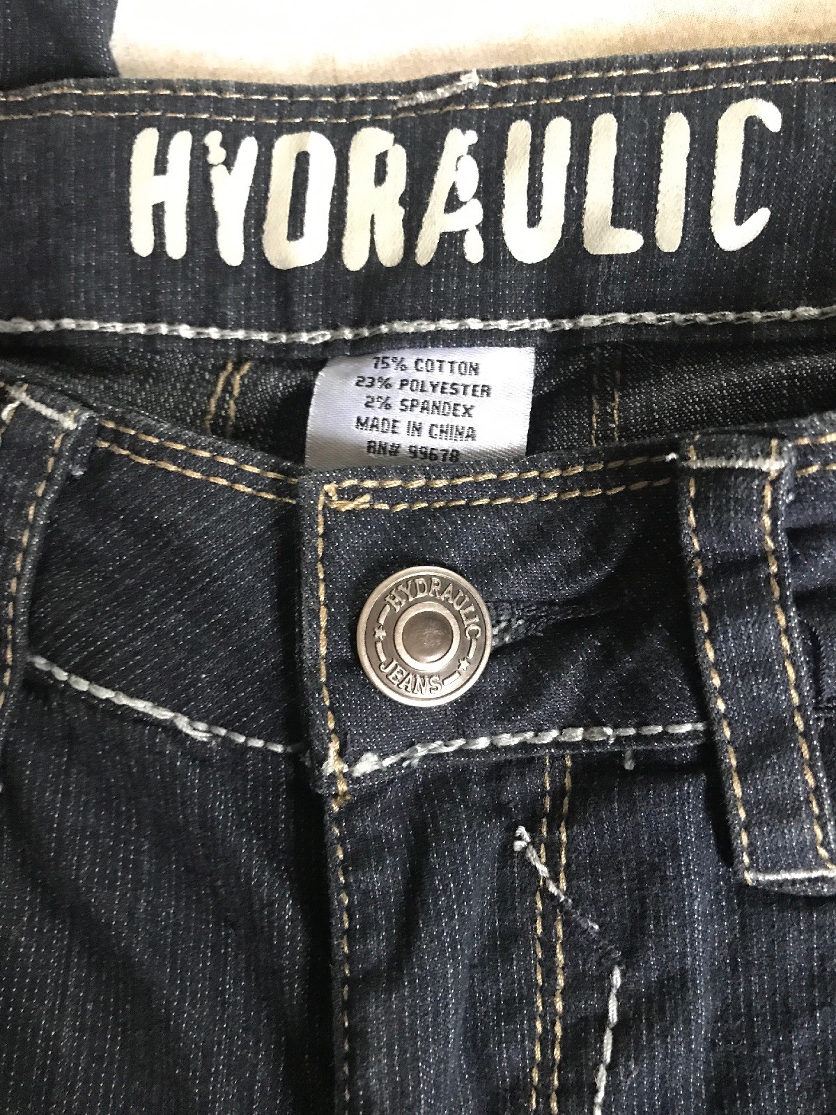 Womens Hydraulic Size 4 Stretch Denim Jeans EUC Gem