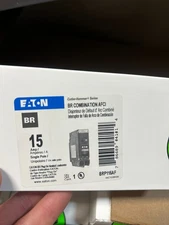 10PCS CUTLER HAMMER EATON BRP115AF 15A  AFCI PLUG ON NEUTRAL NEW IN BOX
