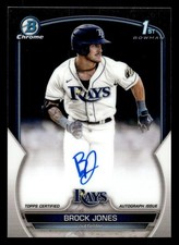Brock Jones 2023 Bowman #CPA-BJ Chrome Prospects Autographs