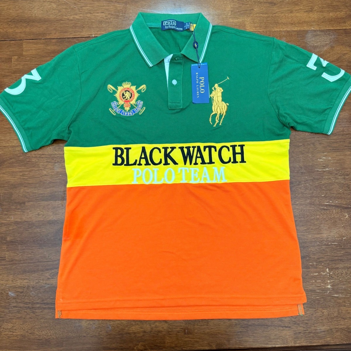 トップス Polo Ralph Lauren BLACKWATCH POLO TEAM M BlackWatch Custom Fit Polo