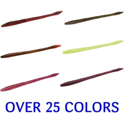 Zoom Trick Worm Bait Soft Lure Plastic 6.5'' 20 Package
