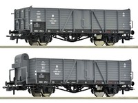Roco 6600216, 2Tlg. Set Offene GüTerwagen, Pkp, Neu & Ovp, H0