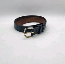 Vintage Made In The USA Brown Leather Belt Distressed See Photos