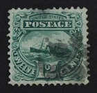 CKStamps: US Stamps Collection Scott#117 12c Pictorial Used Small Thin