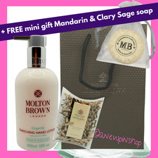 Image of MOLTON BROWN Heavenly Gingerlily Hand Lotion 300ml + Mini EDT Soap Gift Bag Set