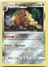 Alolan Dugtrio Holofoil [SM01 - 87/149]NM