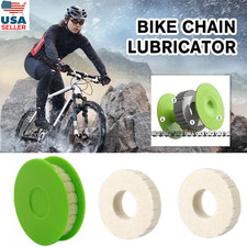 Bicycle Chain Roller Oiler Bike Repair Maintenance Wool Lube Oil Lubricator Tool