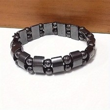 Magnetic Hematite Healing Stretchable Bracelet Hematite Therapy Bracelet