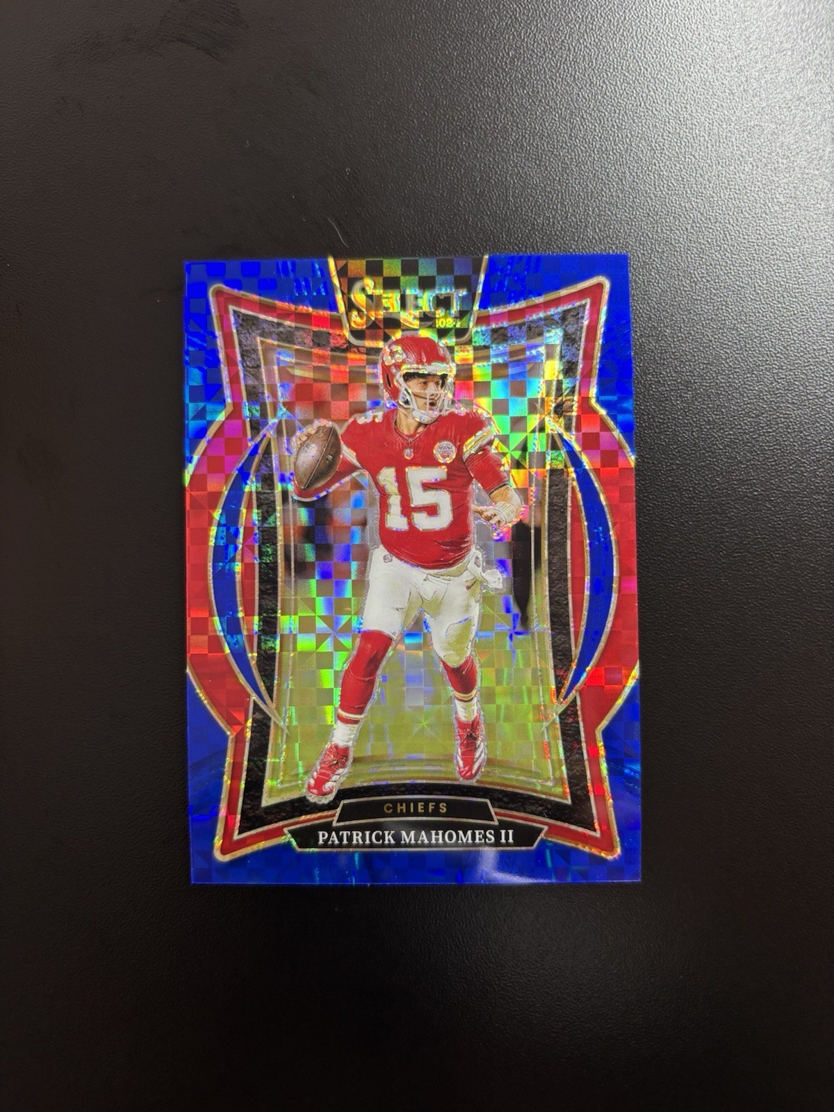 Patrick Mahomes II Blue Prizm /249 2024 Panini Select #33 KC Chiefs