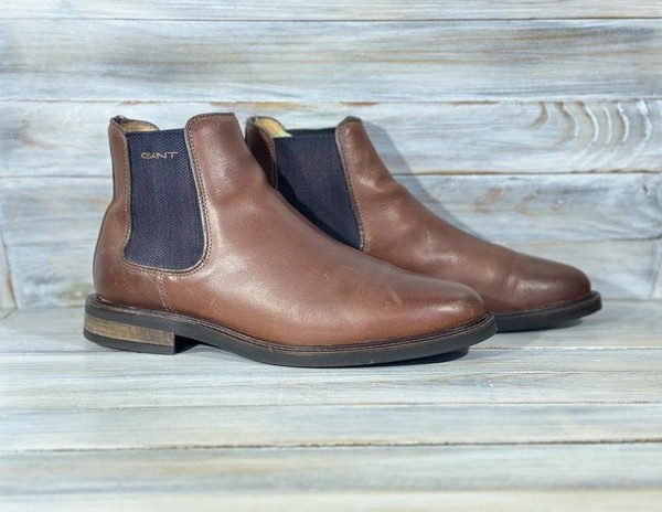 Men Gant Boots Brown Leather 42