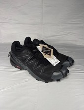 MENS SALOMON SPEEDCROSS 5 GTX  CONTAGRIP TRAIL RUNNING SHOES - Size 12.5 UK