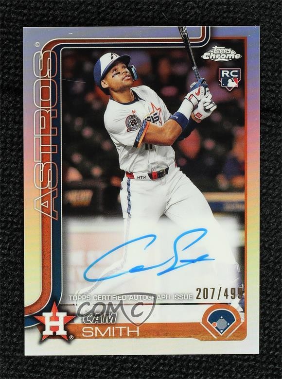 2025 Topps Chrome Rookie Auto Refractor /499 Cam Smith #RA-CAM Auto