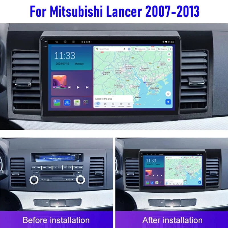 6+128GB For Mitsubishi Lancer 2007-2013 Car Radio Carplay Android Auto Head Unit - Image 4 of 4