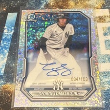 2026 Bowman Chrome George Lombard Jr. Yankees...