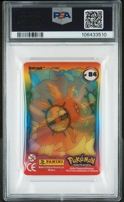 pokemon Walker様メタルポスター12点セット SOLROCK #84 Pokemon Advanced Action Cards Lenticular - PSA 9 Mint