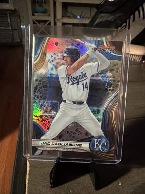 Jac Caglianone 2024 Bowmans Best Refractor #TP-6 Kansas City Royals Top Prospect
