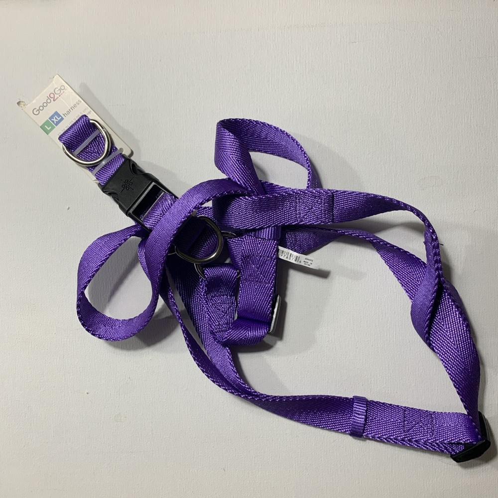 Dog Harness Good2Go L/XL (22-38 Inches) Purple Adjustable New