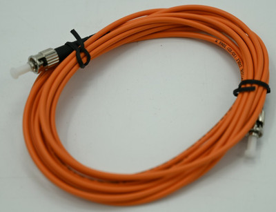 10 Feet ST/UPC to ST/UPC Fiber Optic OFNR Simplex 62.5/125 75c Multimode