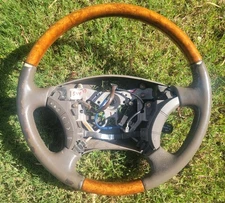 2005 Lexus LX470 steering wheel oak tan Brown oem 98-07 Toyota Landcruiser 