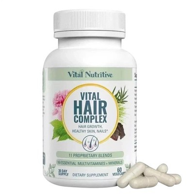 Vital Hair Complex Hair Support Supplement for Men & Women Supports Healthy