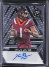 2024 Press Pass Premium #BA-KD1 Kyron Drones Auto #/99 Virginia Tech