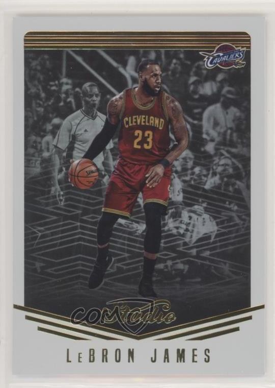2016-17 Panini Studio LeBron James #18 02xt