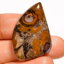 100% Natural Rock Chalice Druzy Fancy Cabochon Gemstone 32 Ct 34X21X6 mm UG-5182