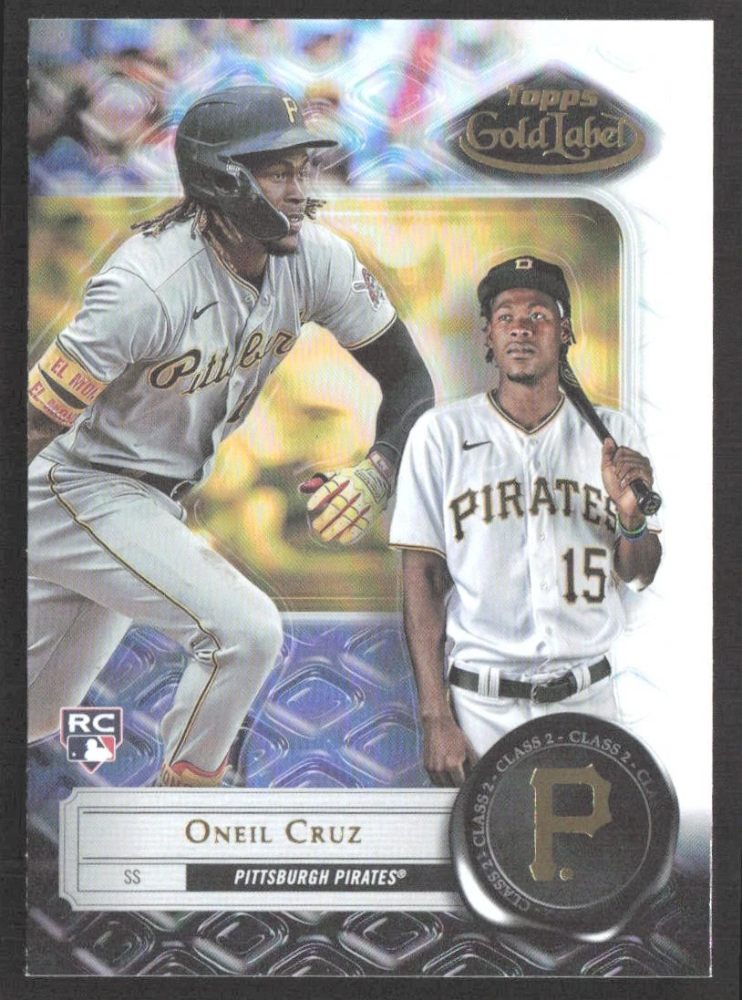 Oneil Cruz 2022 Topps Gold Label Class 2 #95 Pittsburgh Pirates RC