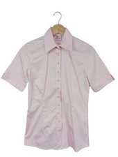 UMANI Kurzarmhemd Damen Hemd Gr. DE 36 pink Business-Look