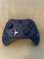 Microsoft Xbox One Wireless Controller Sport Blue 1708 Works Great Okay Shape