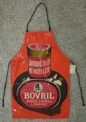 Vtg BOVRIL Limited London PVC Apron ~ Dodo Designs of Kent UK ~ Rare Collectible