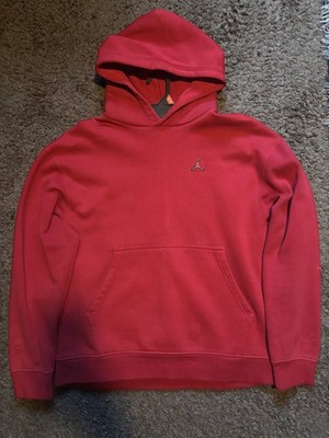 Nike Jordan Essentials Fleece Pullover Hoodie Red Men's Size XL