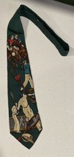 Vintage Polo Ralph Lauren Sports Themed Handmade 100 Silk Tie