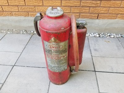 Vintage Ansul 30-B Dry Chemical Fire Extinguisher 23'' high