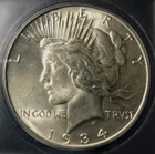 1934 D PEACE SILVER DOLLAR  VAM 3 DDO ICG MS 63