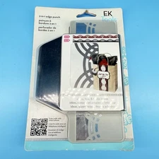 Edge Punch 2-In-1 Striped Arches EK Tools 52-52004 New Scrapbooking Paper Art