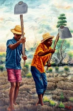 Florestal Esdras (Haiti,20/21C) oil painting 150438