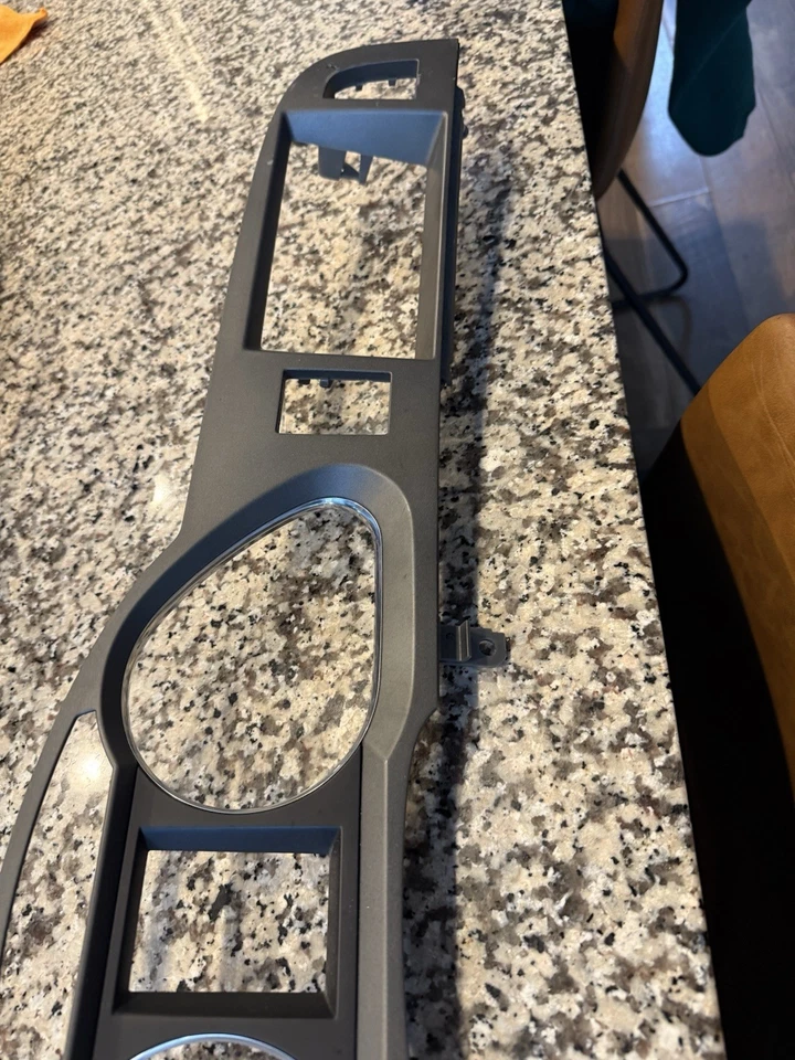 2004-2011 AUDI A6 C6 ПРИБОРНОЙ ПАНЕЛИ СПИДОМЕТР КАЛИБРА БЕЗЕЛЬ ОТДЕЛКА ТЕМНО-СЕРЫЙ - Изображение 4 из 4