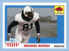 2003 topps All American Michael Haynes card #111 rookie rc Penn state. rookie card picture