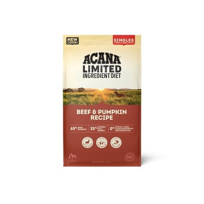 ACANA Singles Limited Ingredient Grain Free High Protein Dry Dog Food Beef & ...