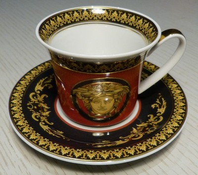 Rosenthal Versace Medusa Red Espressotasse unbenutzt