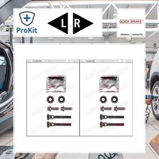2x ORIGINAL® Quick Brake Führungshülsensatz, Bremssattel Vorne, Hinten
