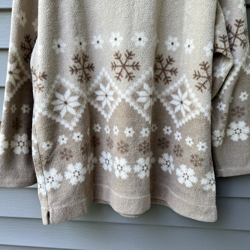 Classic Elements Mock Neck Sweater Fleece Brown Women's Size 1X - Picture 6 of 14