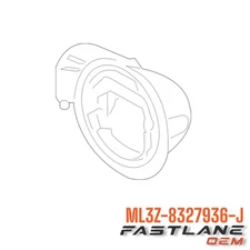 2021-2023 FORD F-150 FUEL FILLER HOUSING NEW OEM ML3Z-8327936-J