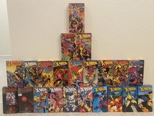 Vintage VHS Tapes From The X-Men series Including Limited Edition Card Included